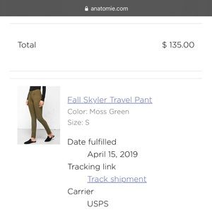 Anatomie Skyler Travel Pant